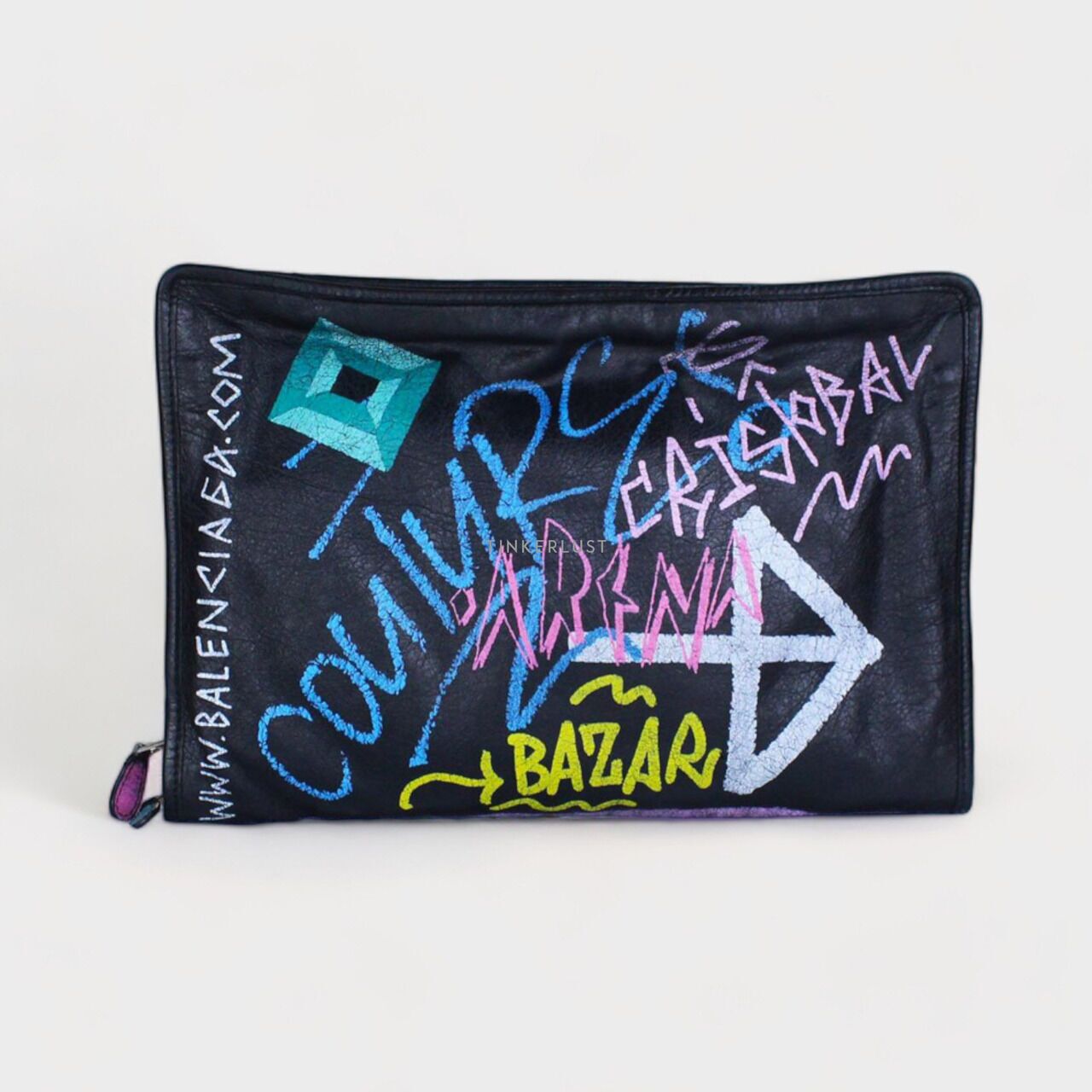 Balenciaga clutch graffiti 2025